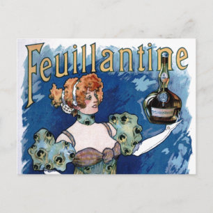 Feuillantine-likeurreclame Briefkaart