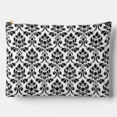 Feuille Damask Big Pattern Black op White Etui (Voorkant)
