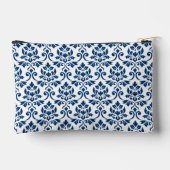 Feuille Damask Big Pattern Dark Blue op White Etui (Achterkant)