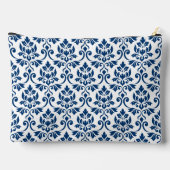 Feuille Damask Big Pattern Dark Blue op White Etui (Achterkant)
