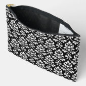 Feuille Damask Big Pattern White op Black Etui (Open)