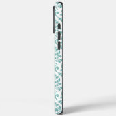 Feuille Damask Blauwgroen Pattern (Aangepast) Case-Mate iPhone Case (Achterkant / Links)