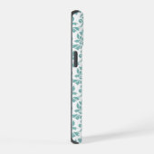 Feuille Damask Blauwgroen Pattern (Aangepast) iPhone 15 Case (Rechterkant)