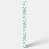 Feuille Damask Blauwgroen Pattern (Aangepast) Samsung Galaxy Hoesje (Linkerkant)