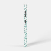 Feuille Damask Blauwgroen Pattern (Aangepast) Samsung Galaxy Hoesje (Rechterkant)