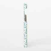 Feuille Damask Blauwgroen Pattern (Aangepast) Samsung Galaxy Hoesje (Linkerkant)