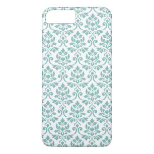 Feuille Damask Blauwgroen Pattern iPhone 8/7 Plus Hoesje