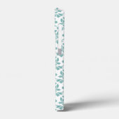 Feuille Damask Blauwgroen Pattern Case-Mate iPhone Case (Achterkant / Links)