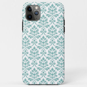 Feuille Damask Blauwgroen Pattern Case-Mate iPhone Case