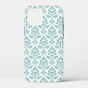 Feuille Damask Blauwgroen Pattern Case-Mate iPhone Case