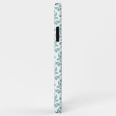Feuille Damask Blauwgroen Pattern Case-Mate iPhone Case (Achterkant/rechts)