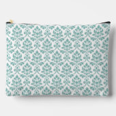 Feuille Damask Blauwgroen Pattern Etui (Voorkant)