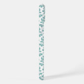 Feuille Damask Blauwgroen Pattern iPhone Hoesje (Rechterkant)