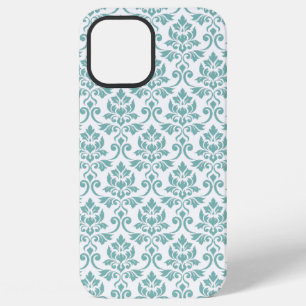 Feuille Damask Blauwgroen Pattern iPhone 12 Pro Max Hoesje