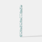 Feuille Damask Blauwgroen Pattern iPhone Hoesje (Rechterkant)