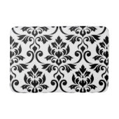 Feuille Damask LG Pattern Black Badmat (Voorkant)