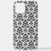 Feuille Damask Pattern Black op White iPhone Hoesje (Achterkant)