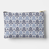 Feuille Damask Pattern Blues op Cream Etui (Achterkant)