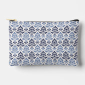Feuille Damask Pattern Blues op Cream Etui (Voorkant)