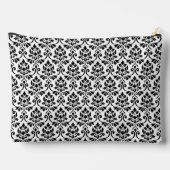 Feuille Damask Rpt Pattern Black op White Etui (Achterkant)