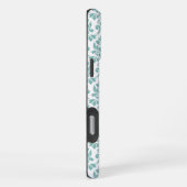 Feuille Damask Teal Patroon (Op Maat) iPhone Hoesje (Rechterkant)