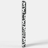 Feuille Damask Zwart Patroon (Aangepast) Case-Mate iPhone Case (Achterkant / Rechts)