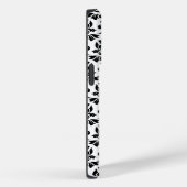 Feuille Damask Zwart Patroon (Aangepast) Case-Mate iPhone Case (Achterkant / Rechts)