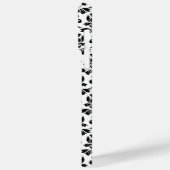 Feuille Damask Zwart Patroon (Aangepast) Case-Mate iPhone Case (Achterkant / Links)