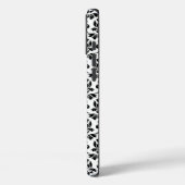 Feuille Damask Zwart Patroon (Aangepast) Case-Mate iPhone Case (Achterkant / Links)