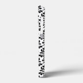 Feuille Damask Zwart Patroon (Aangepast) Case-Mate iPhone Case (Achterkant / Links)