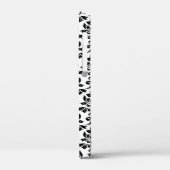 Feuille Damask Zwart Patroon (Aangepast) Case-Mate iPhone Case (Achterkant / Links)