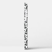 Feuille Damask Zwart Patroon (Aangepast) Case-Mate iPhone Case (Achterkant / Links)