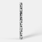 Feuille Damask Zwart Patroon (Aangepast) Samsung Galaxy Hoesje (Rechterkant)