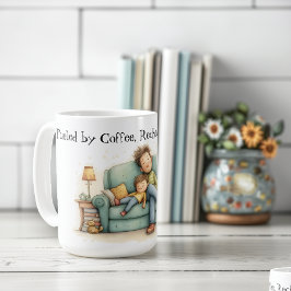 Feuled by Coffee beroemd gemaakt door Naps Vaderda Koffiemok