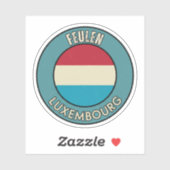 Feulen, Luxemburg Sticker (Vel)