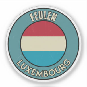 Feulen, Luxemburg Sticker