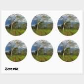 Fever Tree (Acacia Xanthophloea) By Dirt Track Ronde Sticker (Vel)