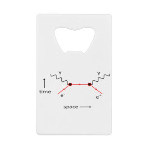 Feynman Diagram Physics Creditkaart Flessenopener