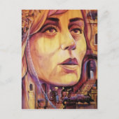 Feyrouz Painting Singing for Palestine Jerusalem Briefkaart (Voorkant)