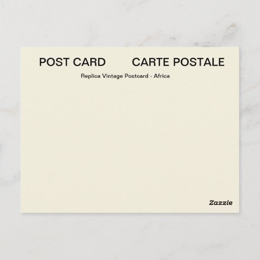 Fez, de op één na grootste stad van Marokko Briefkaart (Achterkant)