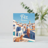 Fez Marokko Briefkaart (Staand voorkant)
