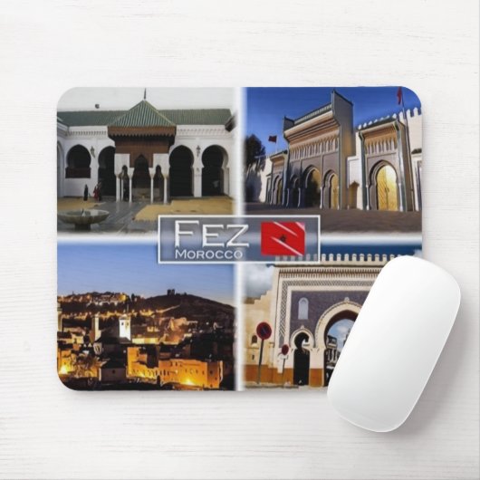 FEZ Marokko - Mousepad Muismat (Met muis)