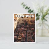 Fez Marokko Reizen Briefkaart (Staand voorkant)