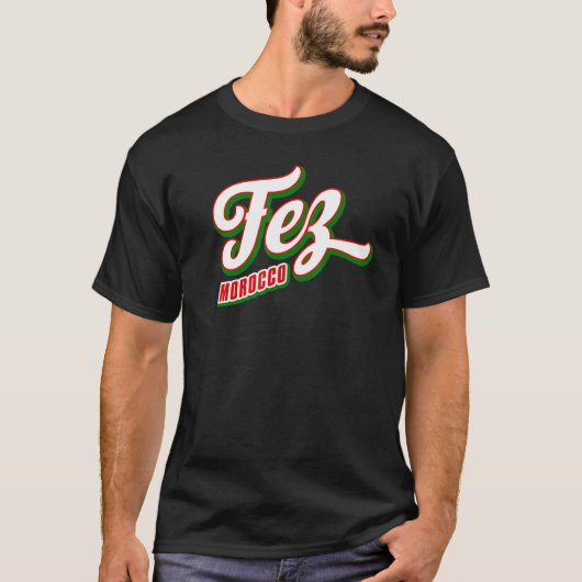 Fez Marokko T-shirt (Voorkant)