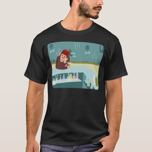 Fez Monkey Martini Bar T-shirt (Voorkant)