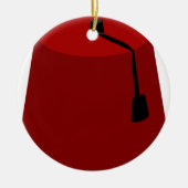 Fez-Pet Keramisch Ornament (Voorkant)