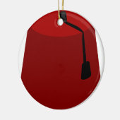 Fez-Pet Keramisch Ornament (Links)