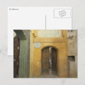 fez-poort briefkaart (Voorkant / Achterkant)