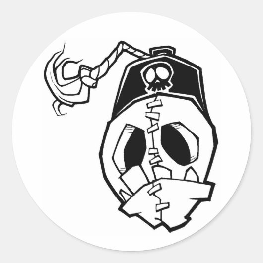 fez ronde sticker (Voorkant)