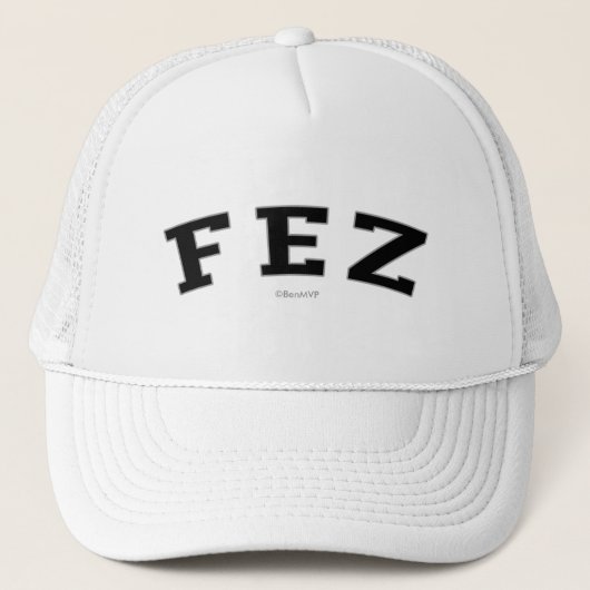 fez trucker pet (Voorkant)